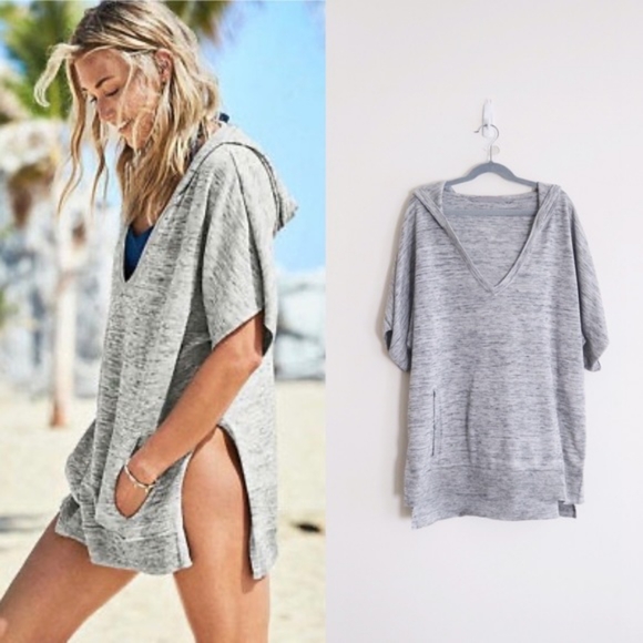 Athleta Oversized Short Sleeve Hooded Pullover-C - Picture 10 of 10
